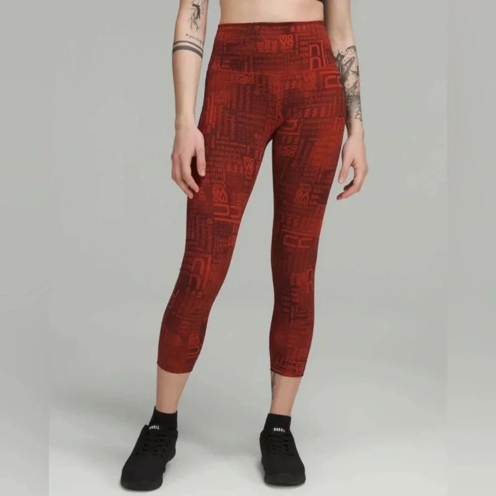 Lululemon Wunder Train High-Rise Crop 23